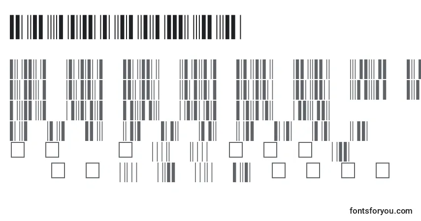 Czcionka C39p12dmtt – alfabet, cyfry, specjalne znaki