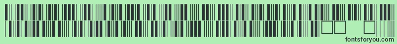 Шрифт C39p12dmtt – чёрные шрифты на зелёном фоне