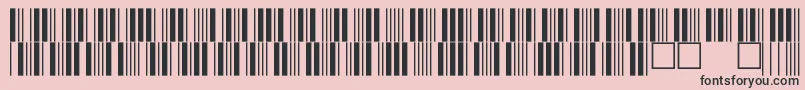 C39p12dmtt-Schriftart – Schwarze Schriften auf rosa Hintergrund