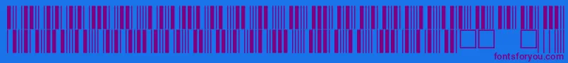 C39p12dmtt Font – Purple Fonts on Blue Background