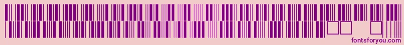 Police C39p12dmtt – polices violettes sur fond rose