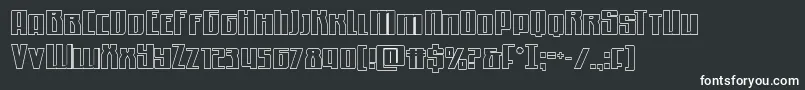 Quantummaliceout Font – White Fonts on Black Background