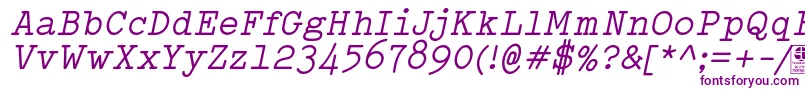 TypowriterItalicDemo Font – Purple Fonts