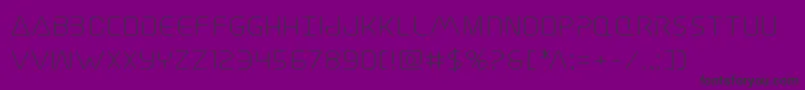 Elitedangerexpand Font – Black Fonts on Purple Background