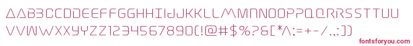 Elitedangerexpand Font – Red Fonts on White Background