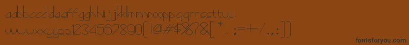 Diamond ffy Font – Black Fonts on Brown Background