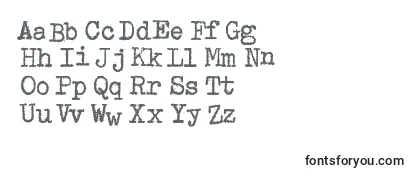 Шрифт MaquinaDeEscribir