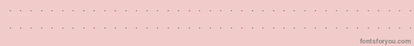Triskweline10 Font – Gray Fonts on Pink Background