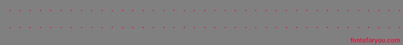 Triskweline10 Font – Red Fonts on Gray Background