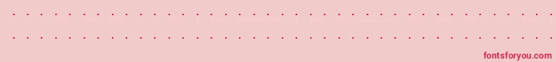 Triskweline10 Font – Red Fonts on Pink Background
