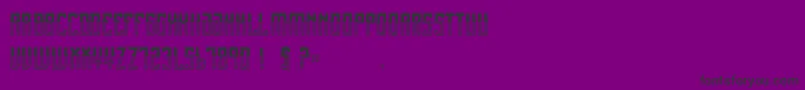 Шрифт MexicanFiesta – чёрные шрифты на фиолетовом фоне