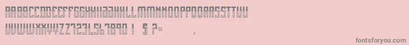 MexicanFiesta Font – Gray Fonts on Pink Background