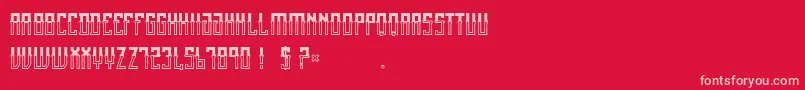 MexicanFiesta Font – Pink Fonts on Red Background