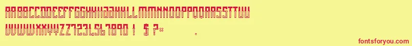 MexicanFiesta Font – Red Fonts on Yellow Background
