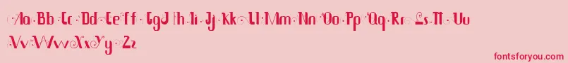 Siam Font – Red Fonts on Pink Background