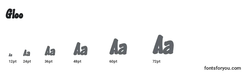 Gloo Font Sizes