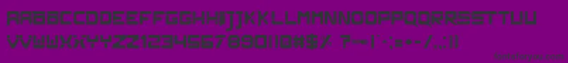 More about PlutoRevo Font PlutoRevo Font – Black Fonts on Purple Background