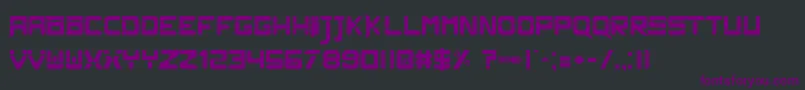 PlutoRevo Font – Purple Fonts on Black Background
