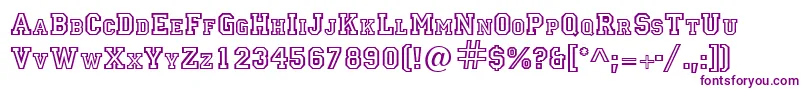 GeLetterJacket Font – Purple Fonts