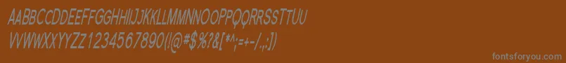 Шрифт Florsn23 – серые шрифты на коричневом фоне