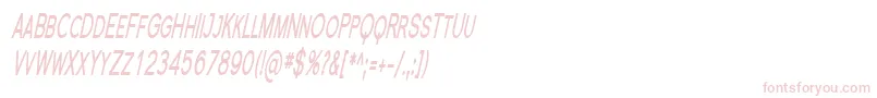 Шрифт Florsn23 – розовые шрифты на белом фоне