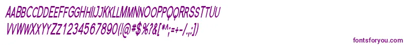 Florsn23 Font – Purple Fonts on White Background