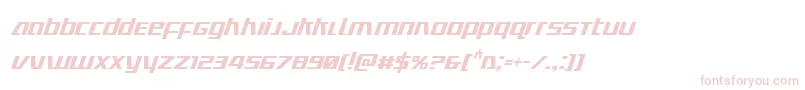 Ultramarinescondital Font – Pink Fonts on White Background