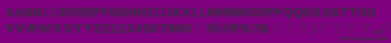 フォントGeneseestBlack – 紫の背景に黒い文字