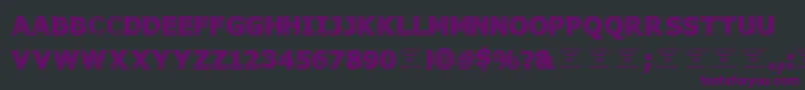 GeneseestBlack Font – Purple Fonts on Black Background