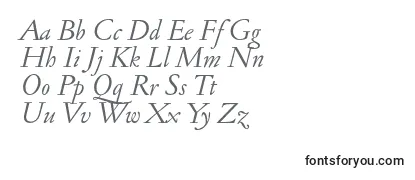 Обзор шрифта JannonantItalic