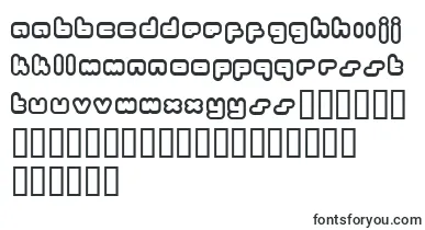 Bukkake font – techno Fonts