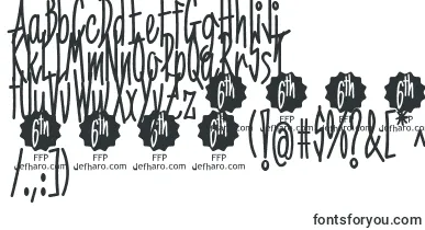 6thAniversarioDemoFontFfp font – Fonts Starting With 6