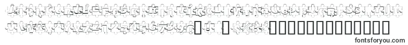 PuzzlePiecesOutline Font – Fonts for KOMPAS-3D