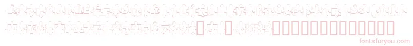 PuzzlePiecesOutline Font – Pink Fonts