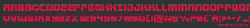 Supersubmarinehalf Font – Red Fonts on Black Background