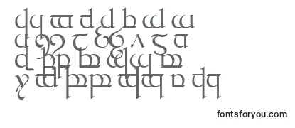 Обзор шрифта TengwarQuenya1