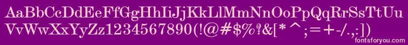 DevineBold Font – Pink Fonts on Purple Background