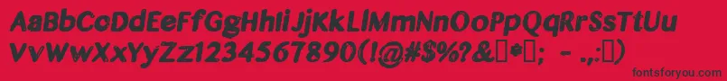 CflegendsofthefallRegular Font – Black Fonts on Red Background