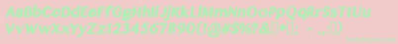 CflegendsofthefallRegular Font – Green Fonts on Pink Background