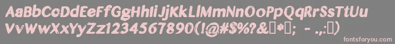CflegendsofthefallRegular Font – Pink Fonts on Gray Background