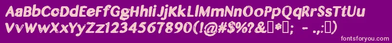 CflegendsofthefallRegular Font – Pink Fonts on Purple Background