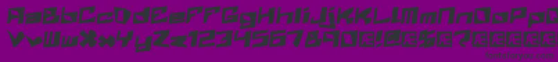 ZenithBrk Font – Black Fonts on Purple Background