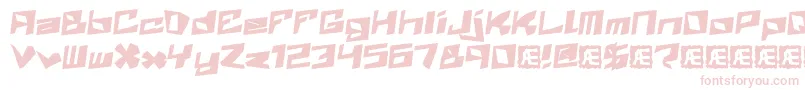 ZenithBrk Font – Pink Fonts on White Background