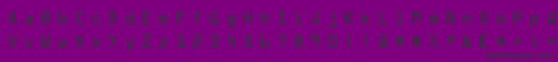 En savoir plus sur la police MicroscanA Police MicroscanA – polices noires sur fond violet