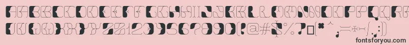 Anitta Font – Black Fonts on Pink Background