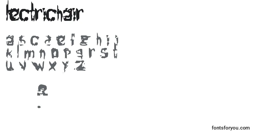 ElectricChair Font – alphabet, numbers, special characters