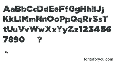 ManhattanHandBold font – vector Fonts