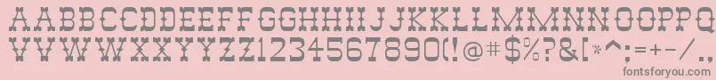 Подробнее о шрифте AbananRegular Шрифт AbananRegular – серые шрифты на розовом фоне