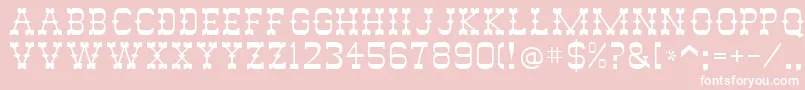 Saiba mais sobre a fonte AbananRegular Fonte AbananRegular – fontes brancas em um fundo rosa
