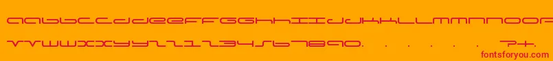 Шрифт Adams – красные шрифты на оранжевом фоне